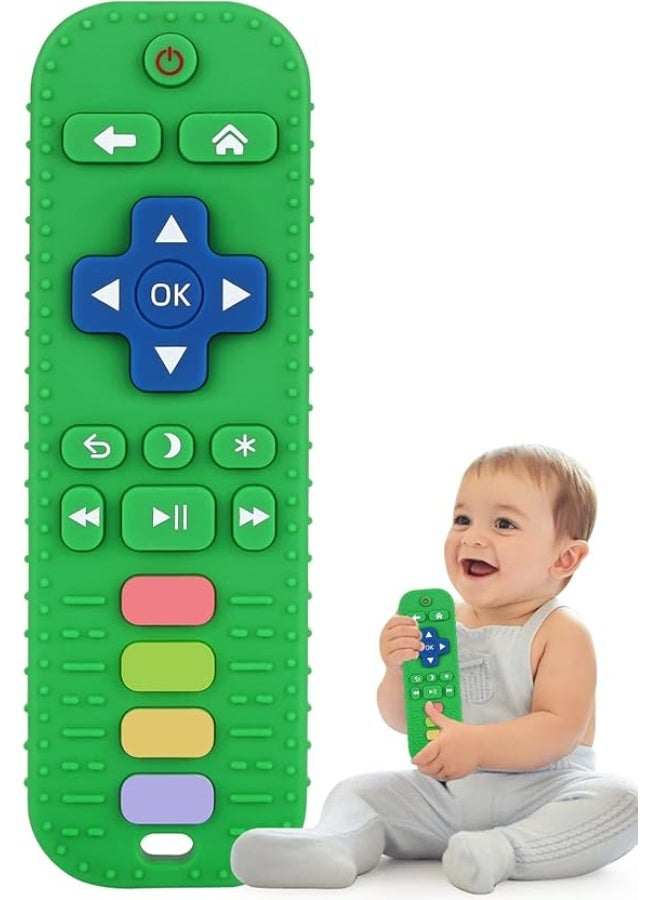 Silicone Baby Teething Toy Remote Control Shape Chew Toy for Babies , Teether Relief Baby Toys for Infants TV BPA Free - Image 1